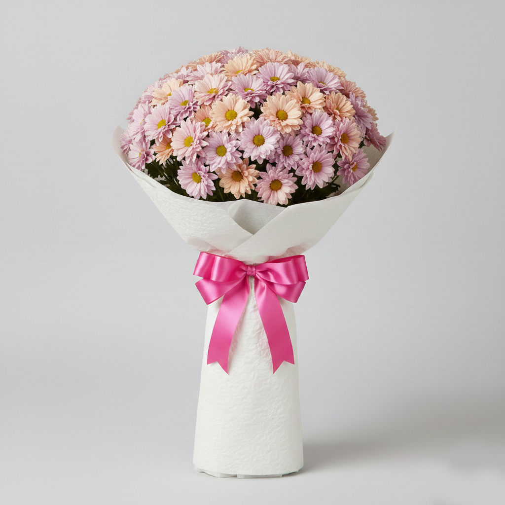 Pastel Chrysanthemum Charm