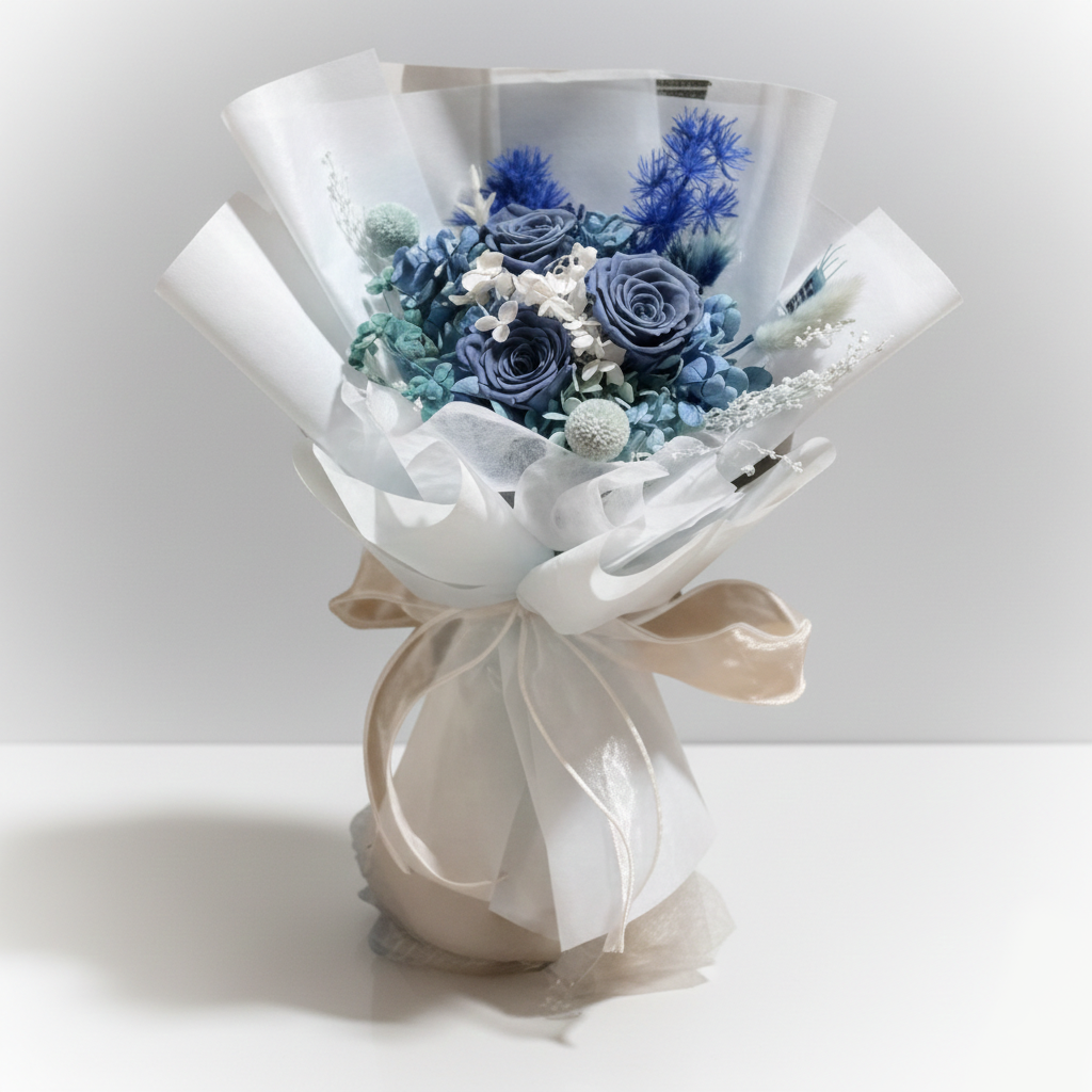 Window Box Bouquet Blue