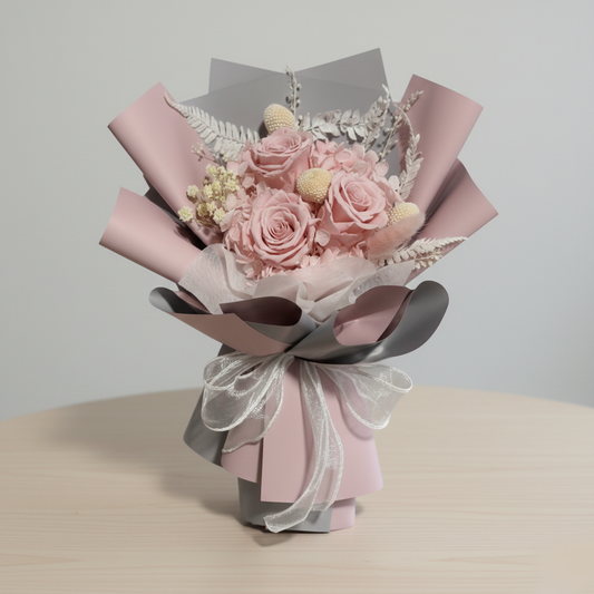 Window Box Bouquet Pink